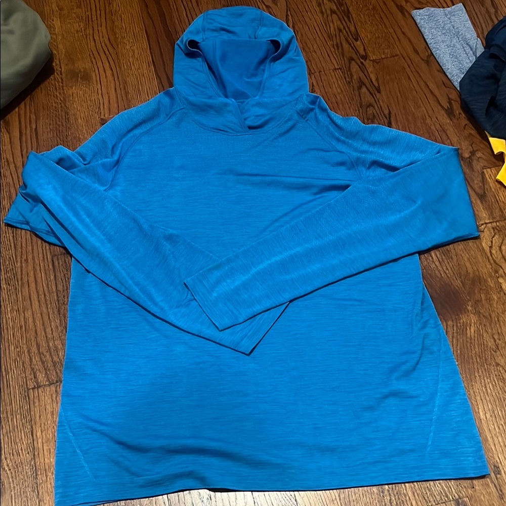Blue Long Sleeve Hoodie